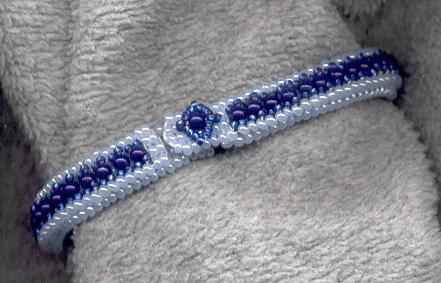 bracelet rubys herringbone